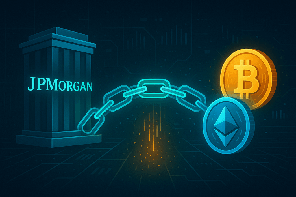 JPMorgan to Back Loans With Bitcoin and Ether JPMorgan to Back Loans With Bitcoin and Ether