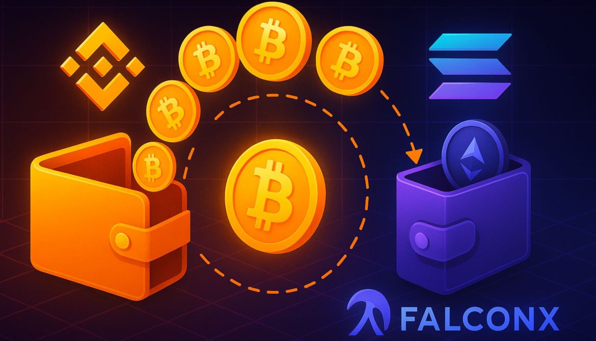 New Wallets Move Over $160M In Bitcoin From Binance And FalconX – Details
