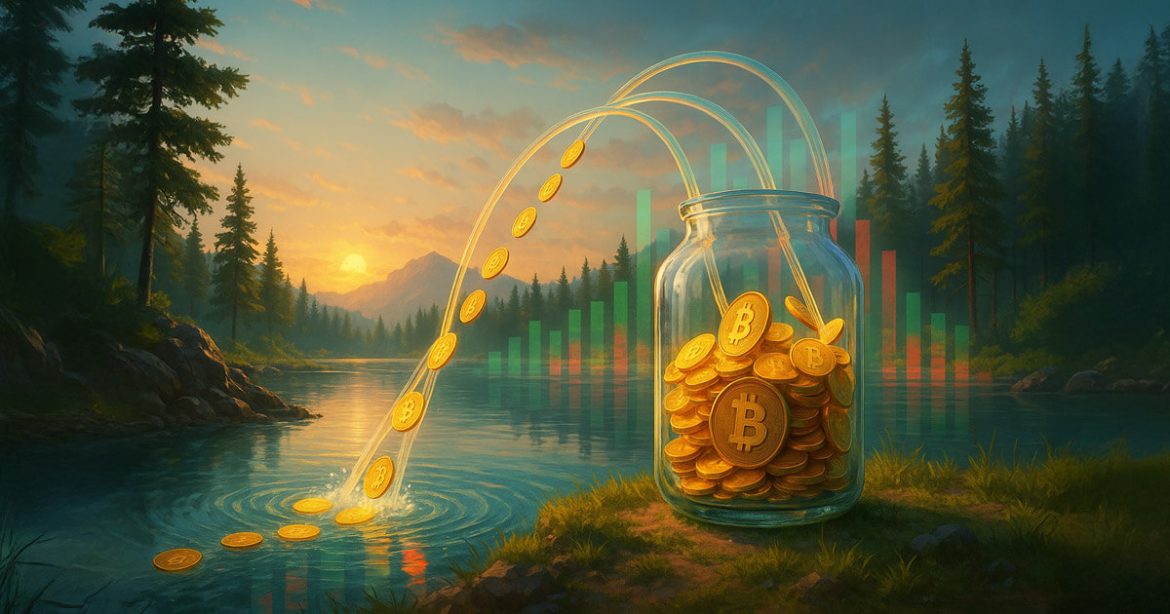 Why Bitcoin ETFs exploded to $9.7B volume as trade war fears hit