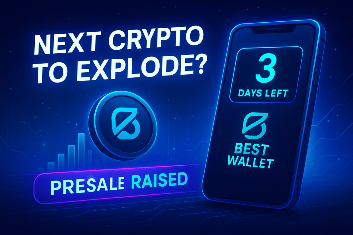 Next Crypto to Explode? Best Wallet Token Presale Ends in 3 Days with $17.4M Raised